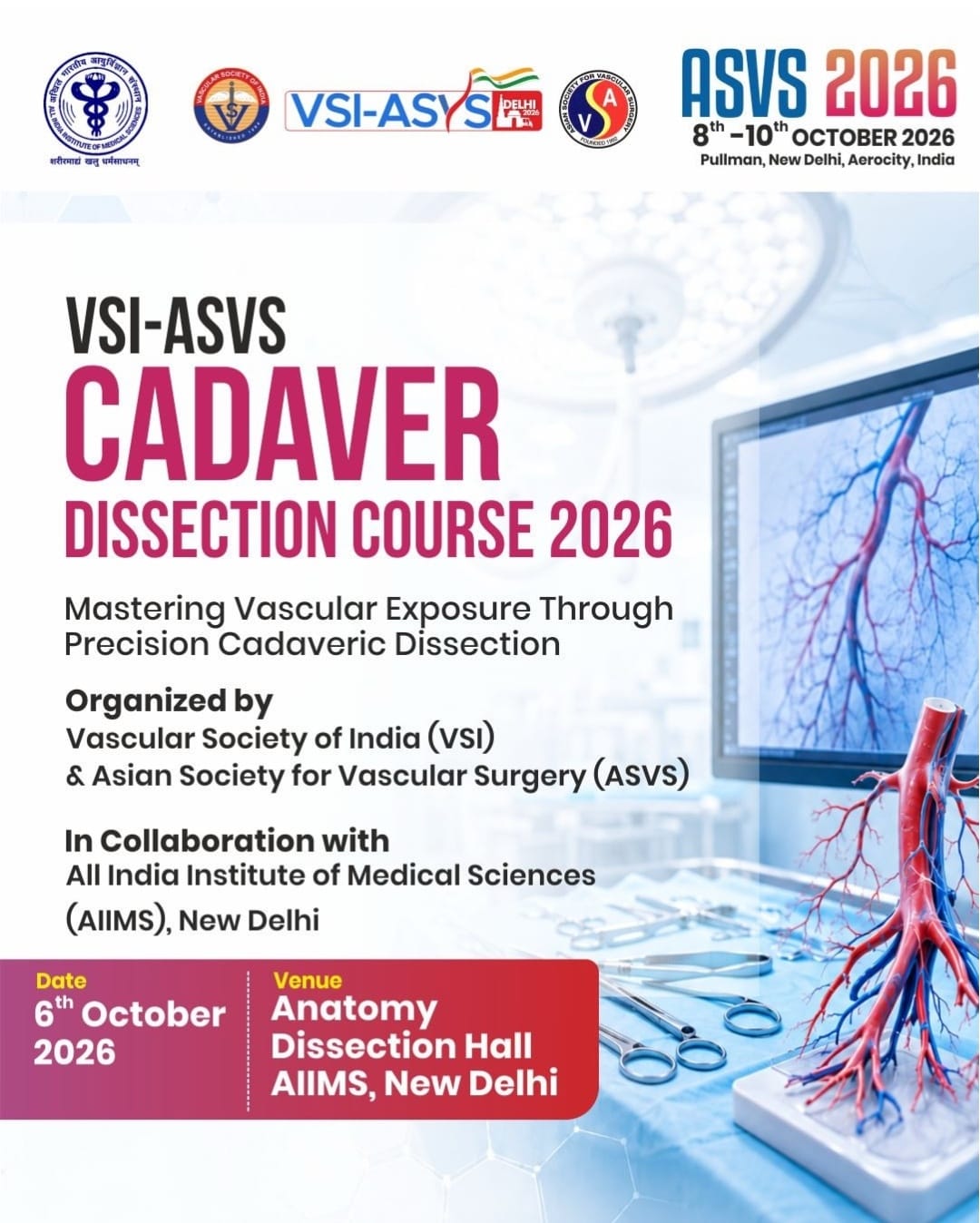 VSI-ASVS Cadaver Dissection Course 2026